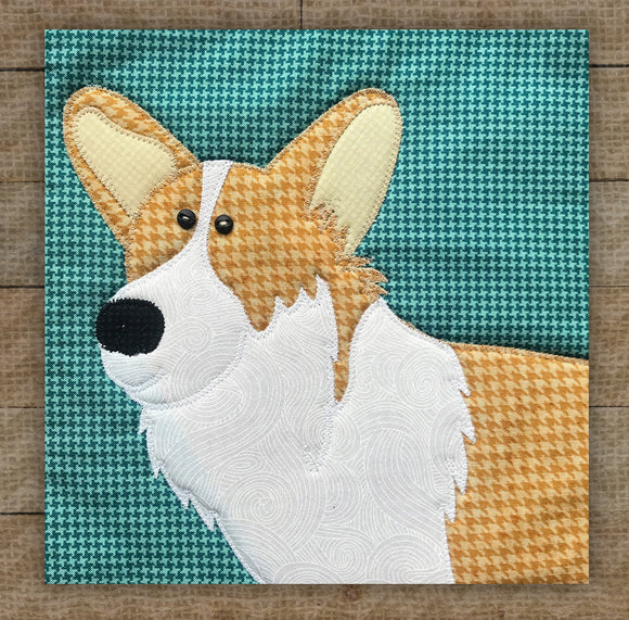 Welsh Corgi-Dog Precut Fused Applique Packs by The Whole Country Caboodle